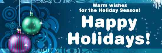 Warm Wishes For A Happy Holiday... 